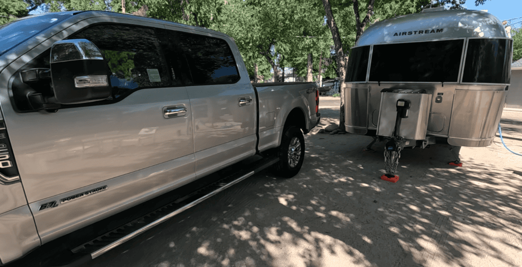 Airstream rig at River West Resort in Reno, NV